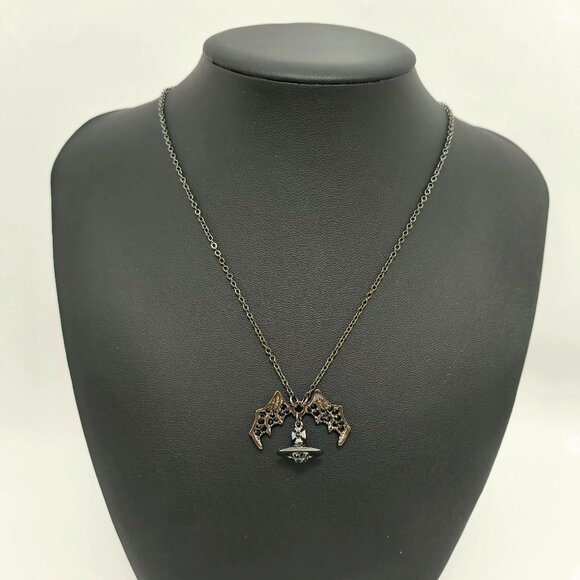 Vivienne Westwood Jewelry - Vivienne Westwood Black Bat Necklace
